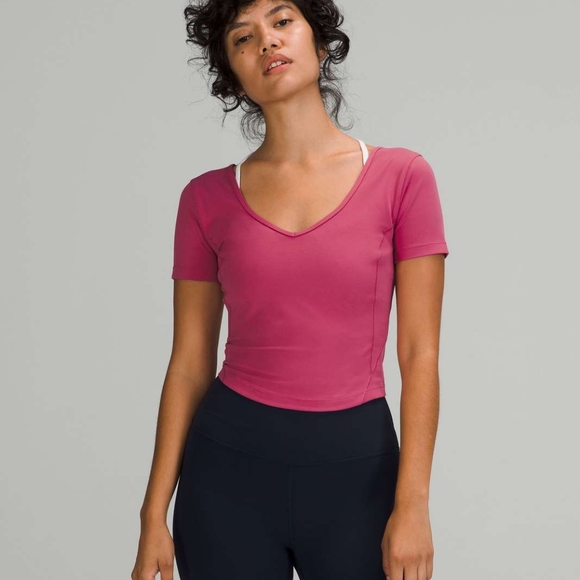 lululemon athletica Tops - Lululemon Align Tee Pink Lychee size 8